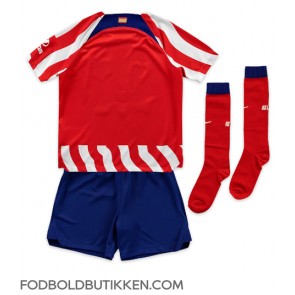 Atletico Madrid Hjemmebanetrøje Børn 2022-23 Kortærmet (+ Korte bukser)